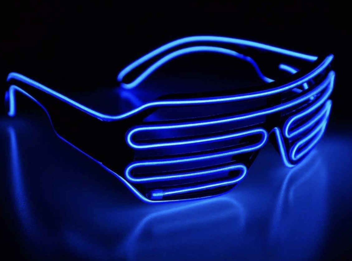 Blue LED Glasses